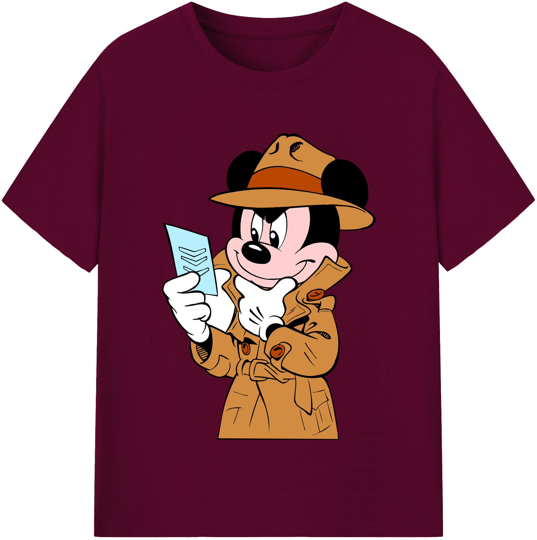 （画像用） ミッキーマウス Mickey Mouse レディースカジュアルプリントTシャツ（綿100％）
